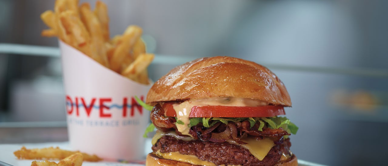 Hamburgers at Dive In