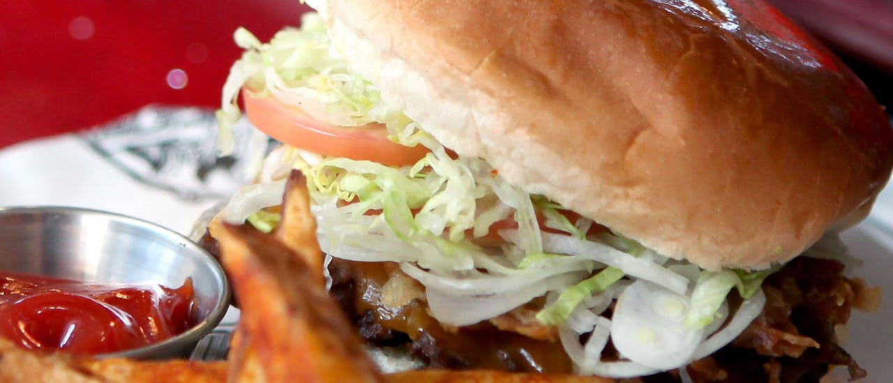 One of the best burgers on the seven seas at Guy’s Burger Joint