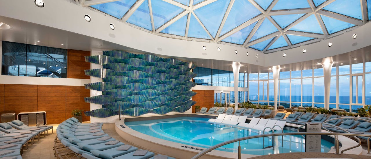 The Solarium pool reserved for adults